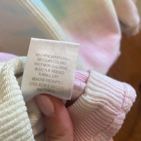 Whitney Simmons It’s A Beautiful Day To Be Alive Tie Die Corded Sweatshirt - Picture 6 of 7